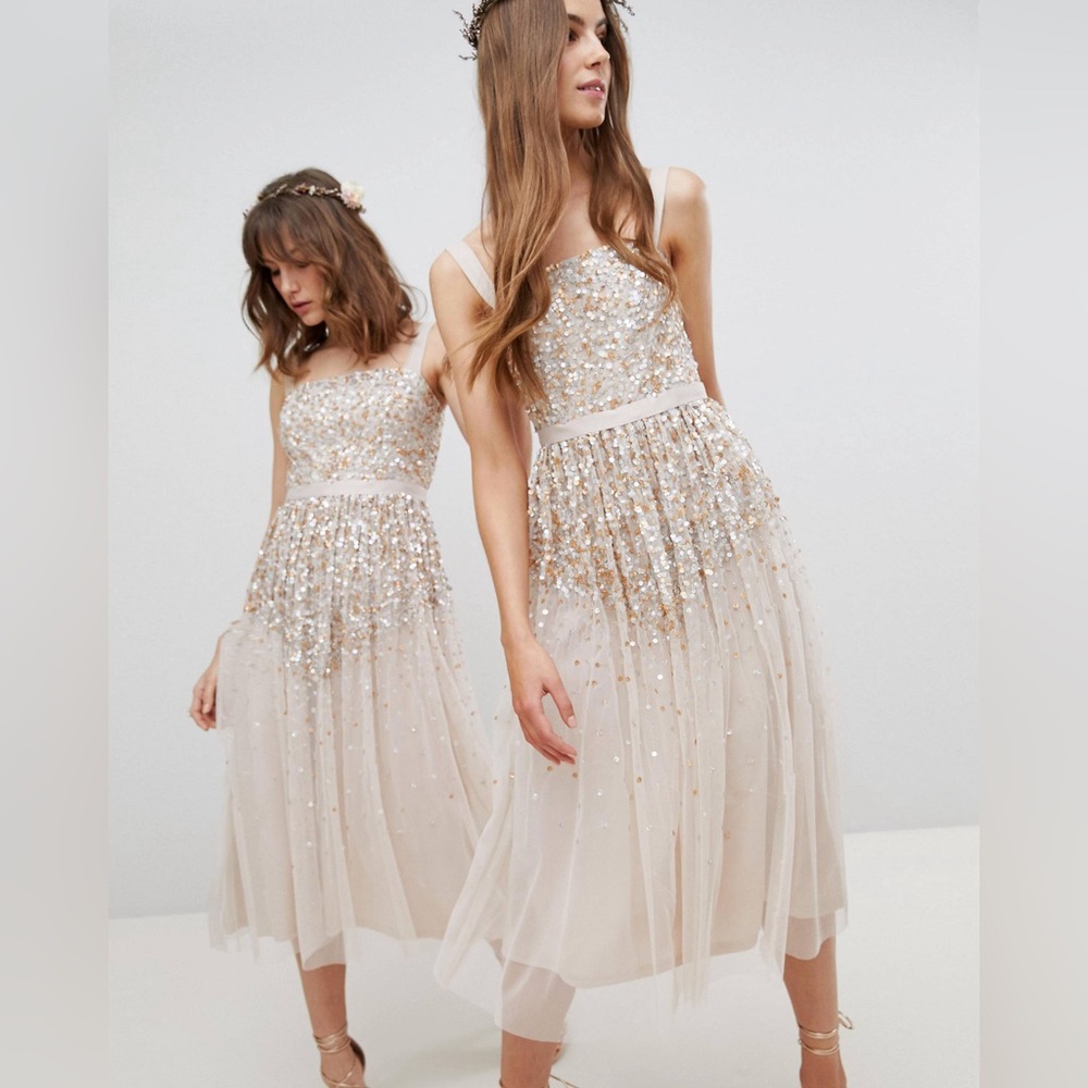 ASOS Amelia Rose embellished dress UK size 8